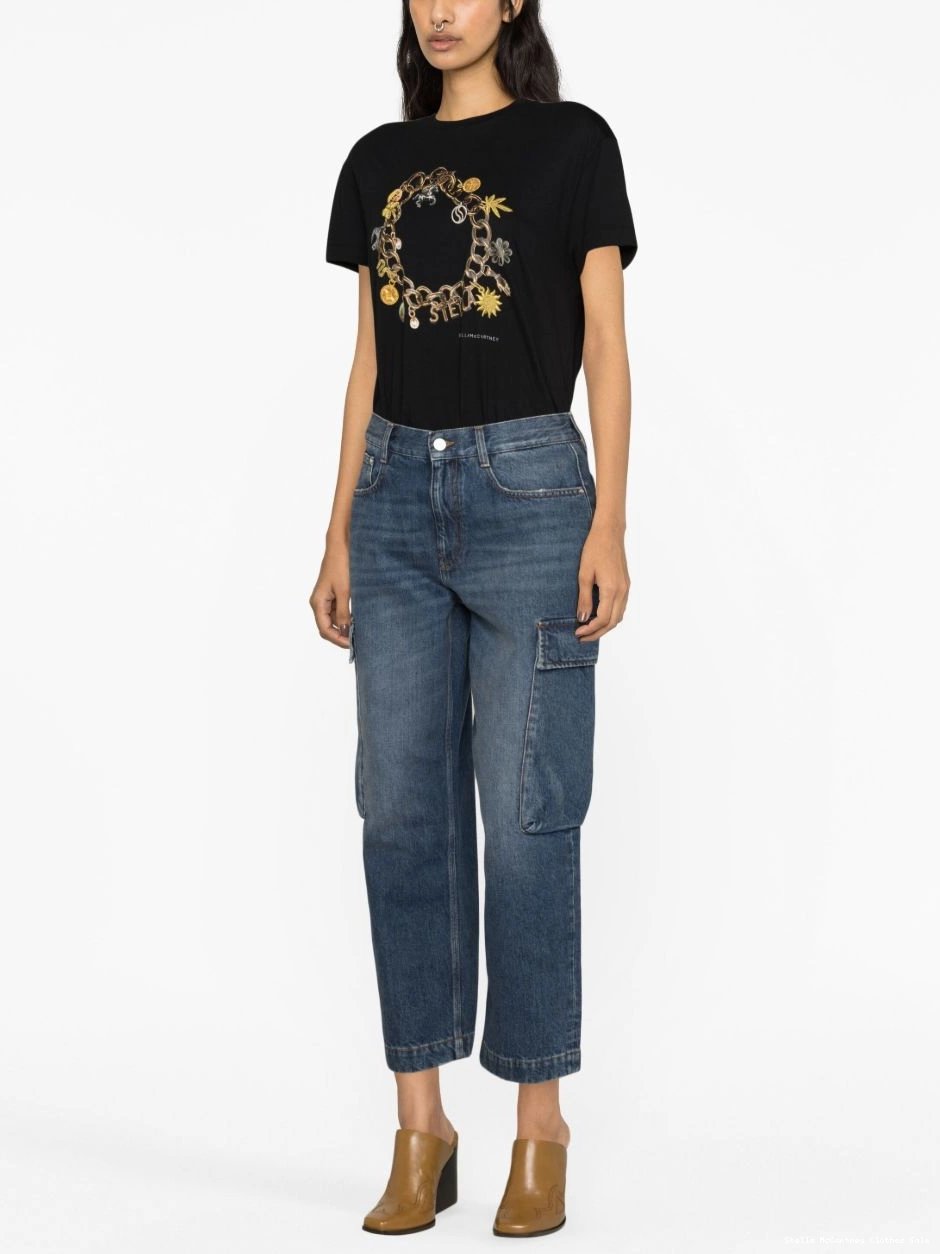 Cheap cropped McCartney cargo jeans Stella Women 0714